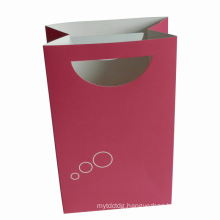 Customized Paper Shopping Bag with Die-Cut Handle